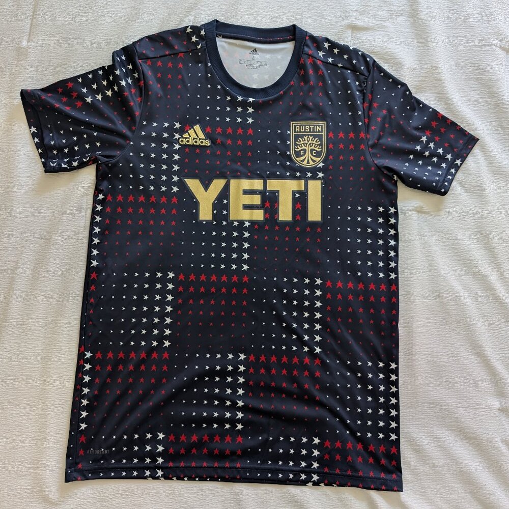 AUTHENTIC Men's Austin FC adidas 2021 Americana Pre-Match Jersey